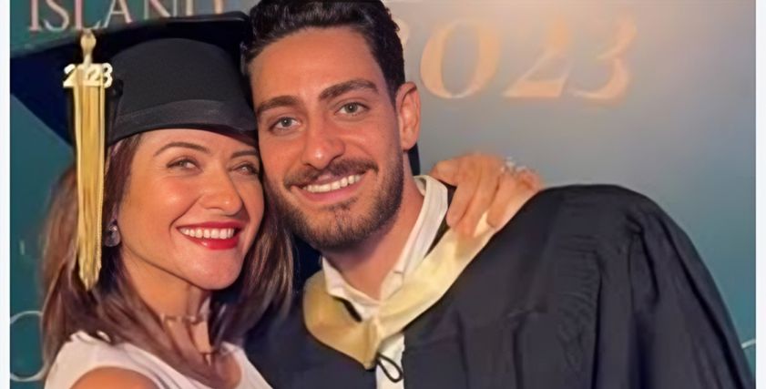 هيدي كرم و ابنها