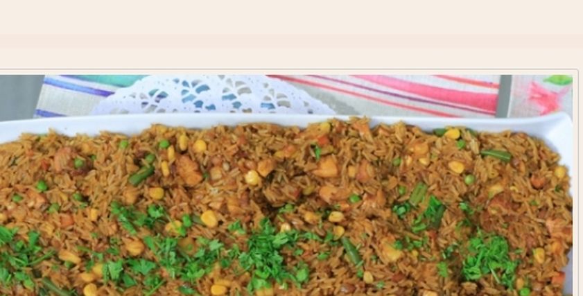 أرز مقلي بالأناناس