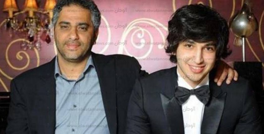 فضل شاكر وابنه