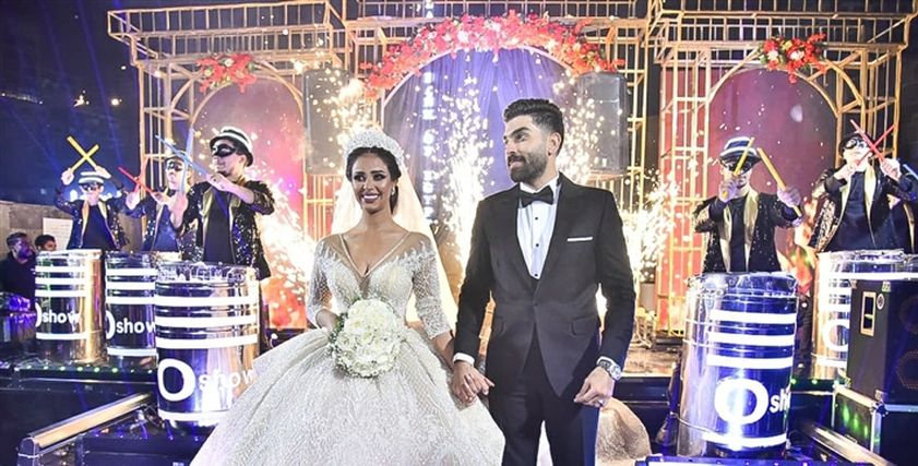 رنا سماحة وزوجها سامر أبو طالب