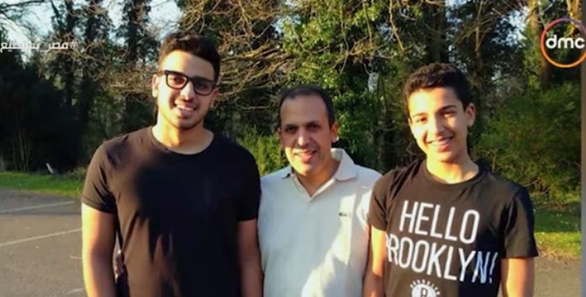 الدكتور محمد لطفي ونجليه