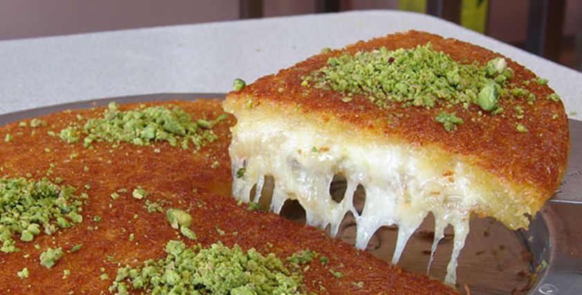 طريقة تحضير الكنافة بالجبن على الفحم