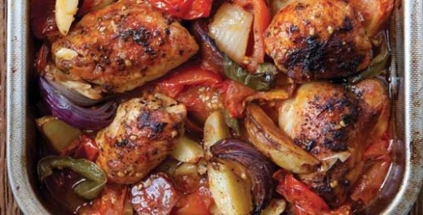 صينية بطاطس بالفراخ
