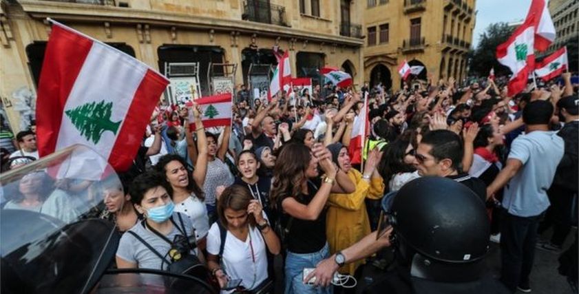 مظاهرات لبنان