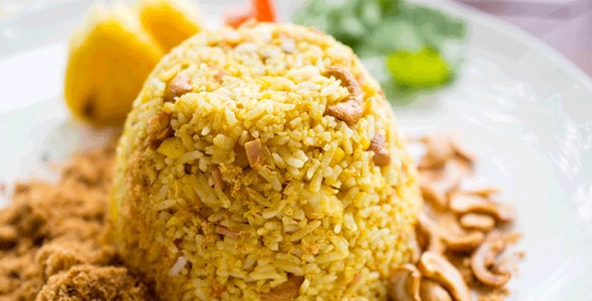 أرز بسمتى بالجزر والبرتقال