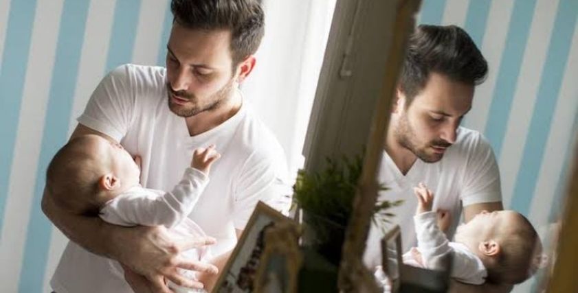 اكتئاب ما بعد الولادة عند الرجال