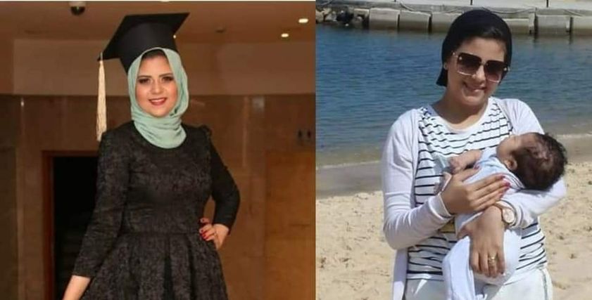 سيدة قبل وبعد الإنجاب