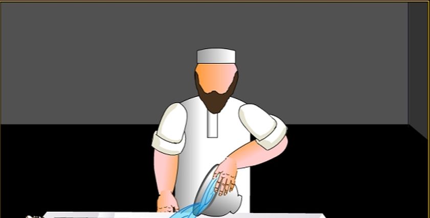 تغسيل المرأة لزوجها