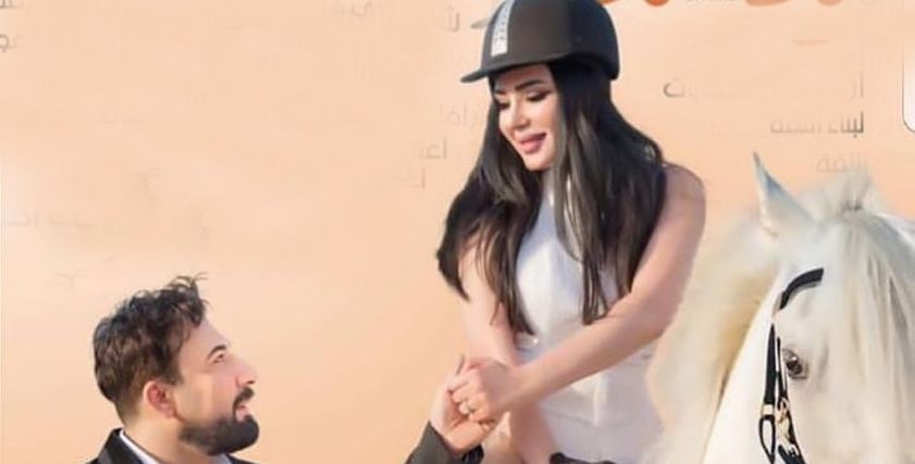 عبير صبري وزوجها