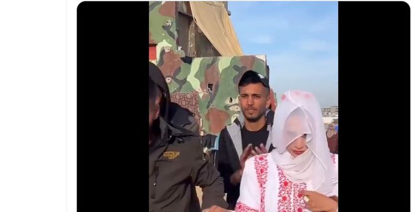 زفاف تحت نيران الحرب