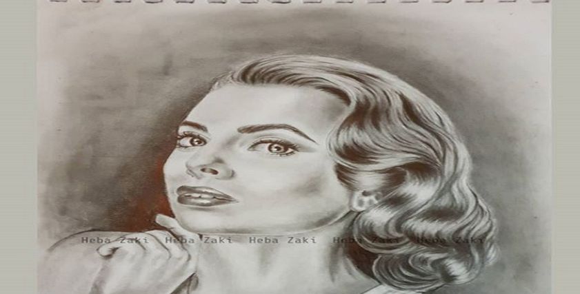 لوحة لرسامة الشابة هبة زكي