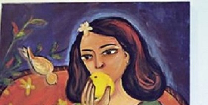 إحدى لوحات المعرض