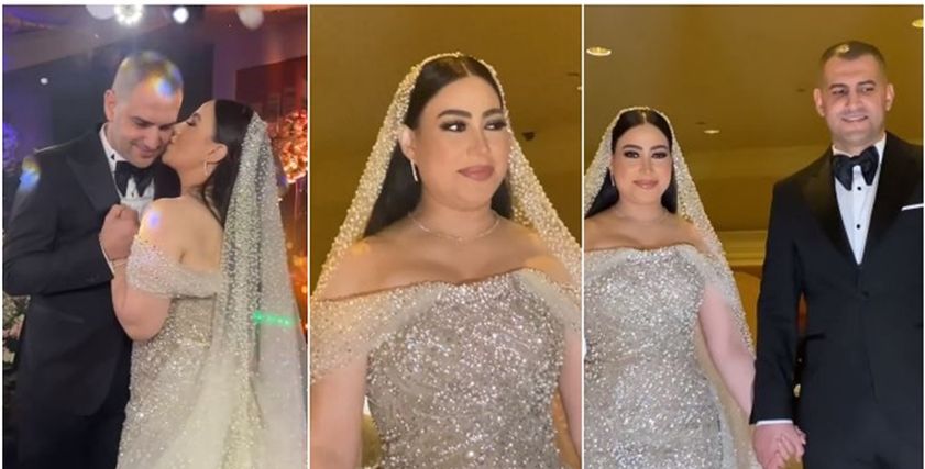 الفنانة بوسي وزوجها