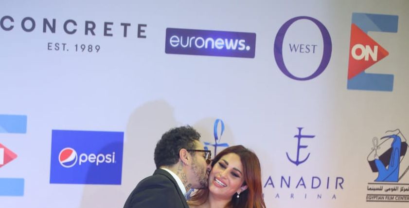 أحمد الفيشاوي وزوجته