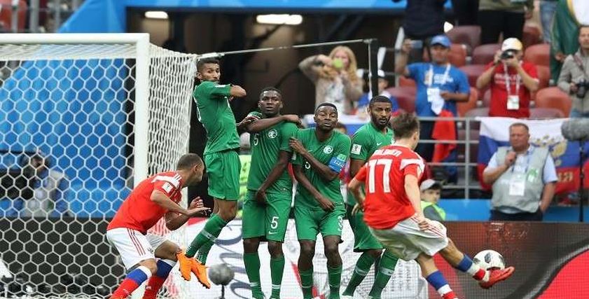 مباراة روسيا والسعودية