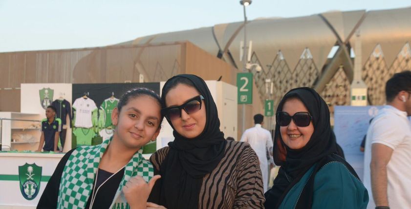 النساء في الملاعب بالسعودية