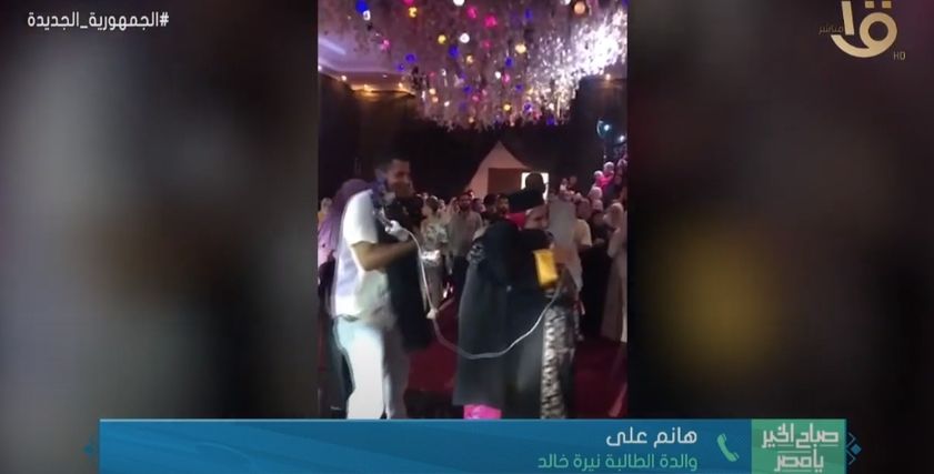 هانم علي والدة الطالبة نيرة خالد