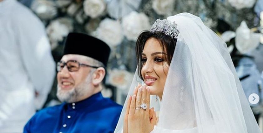 ملكة جمال موسكو السابقة وسلطان ماليزيا