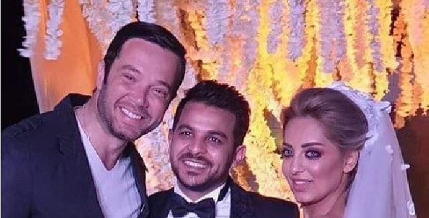 مي حلمي ومحمد رشاد