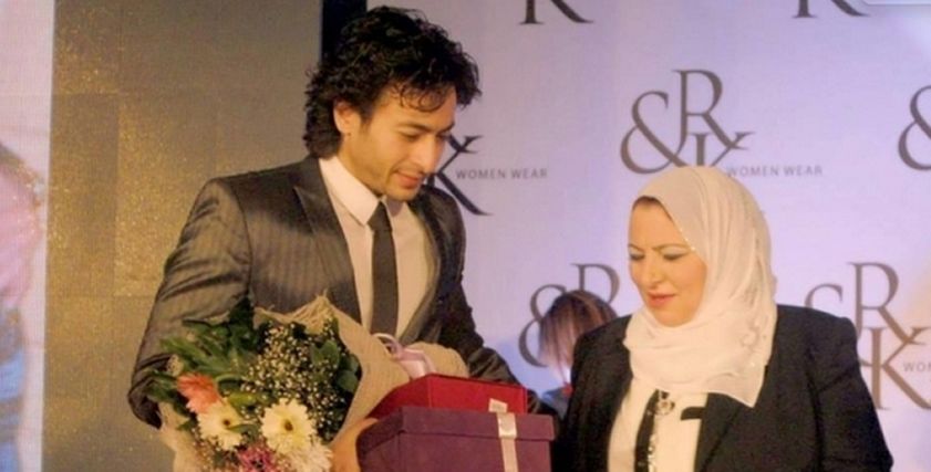 حمادة هلال ووالدته