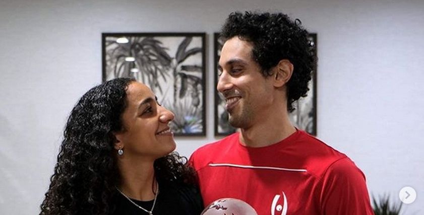 رنيم الوليلي وطارق مؤمن