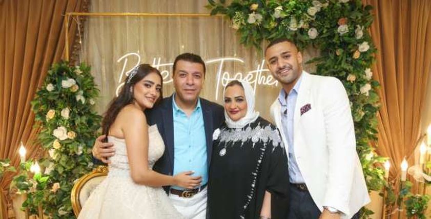لقطات من حفل خطوبة فرح مصطفى كامل وقبطان بحري يوسف
