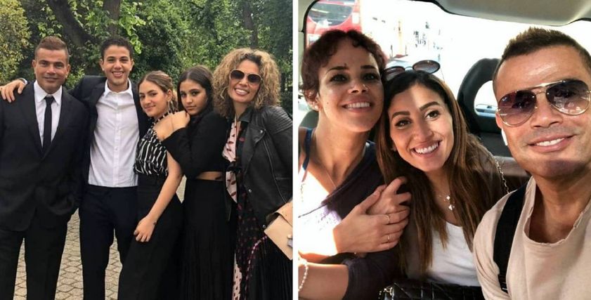 أسرة عمرو دياب