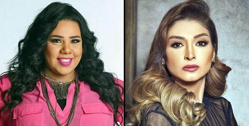 شيماء سيف تحتفل بعيد ميلاد روجينا