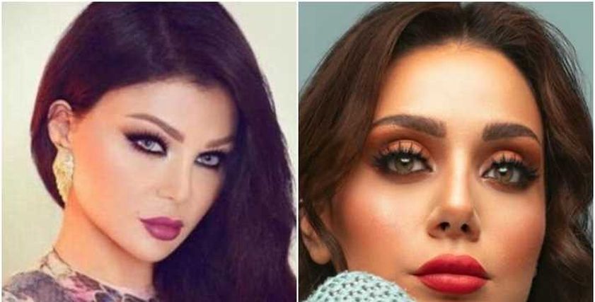 ابنة هيفاء وهبي وحفيدتها يرددان أغنية لها