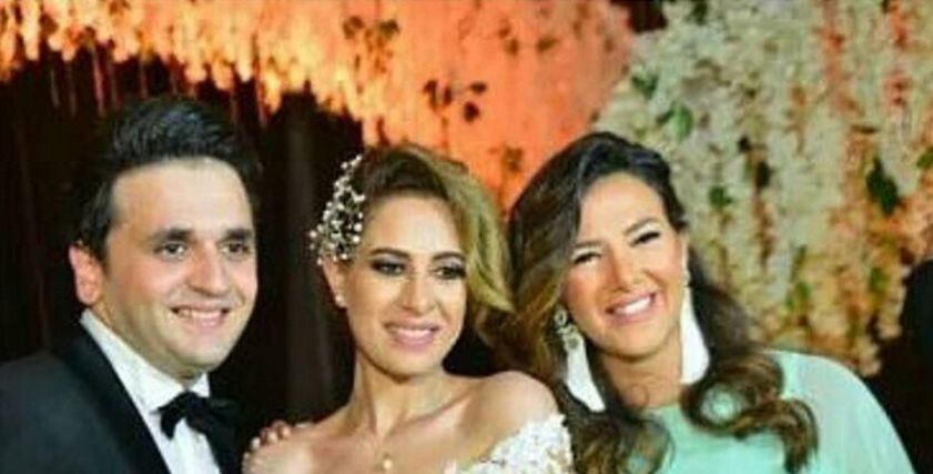 دنيا سمير غانم ومصطفى خاطر وزوجته