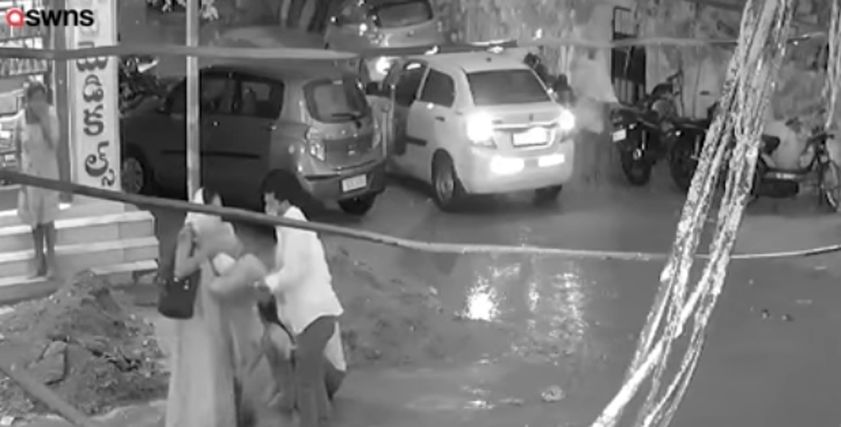 صورة من مقطع الفيديو