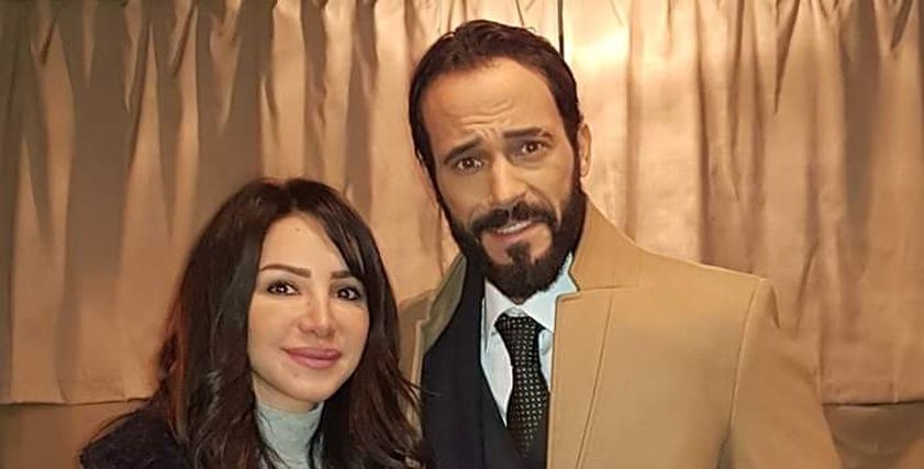 يوسف الشريف وزوجته 