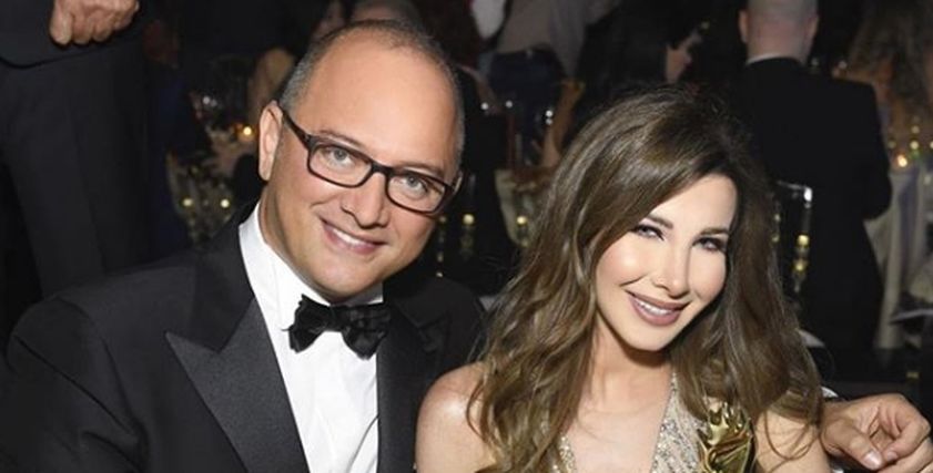 الفنانة نانسي عجرم وزوجها
