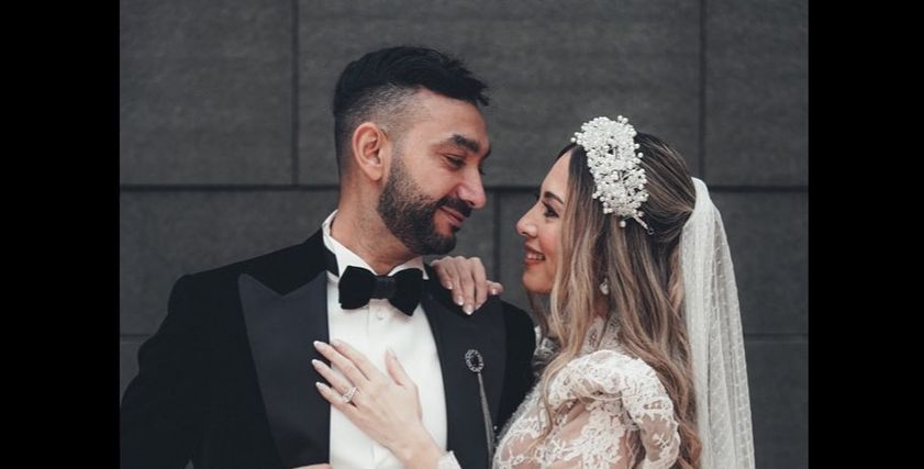 نادر حمدي وزوجته