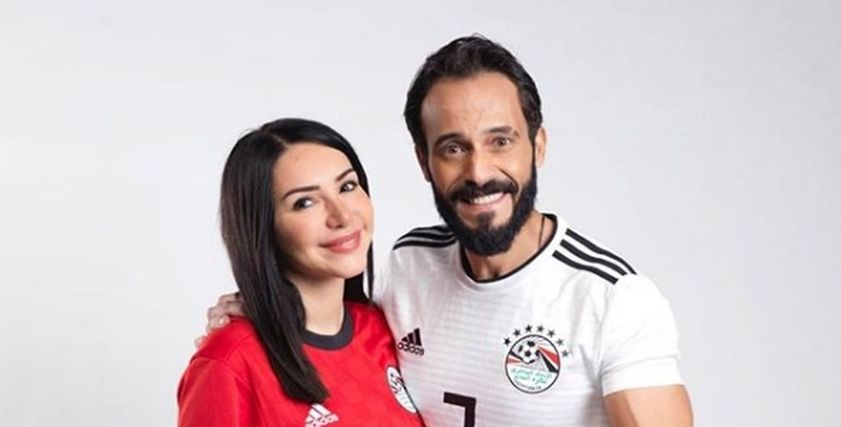 يوسف الشريف وزوجته