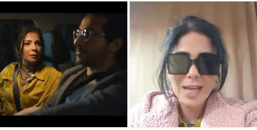 منى زكي بنفس الإطلالة في اعلانين برمضان