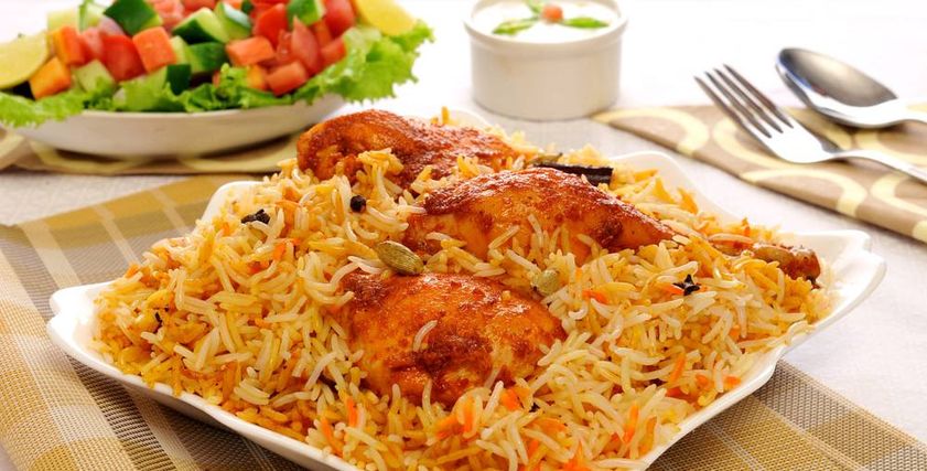 كبسة بدون لحمة أو دجاج