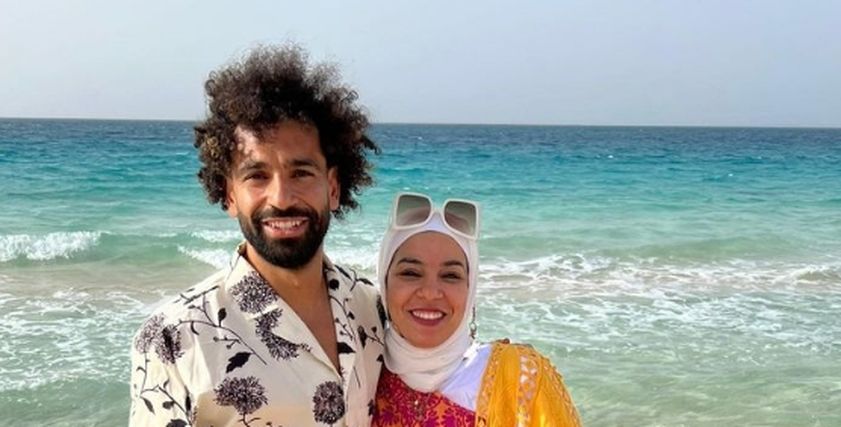 محمد صلاح وشقيقته