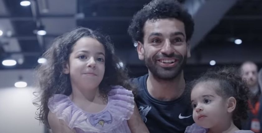 محمد صلاح وبناته