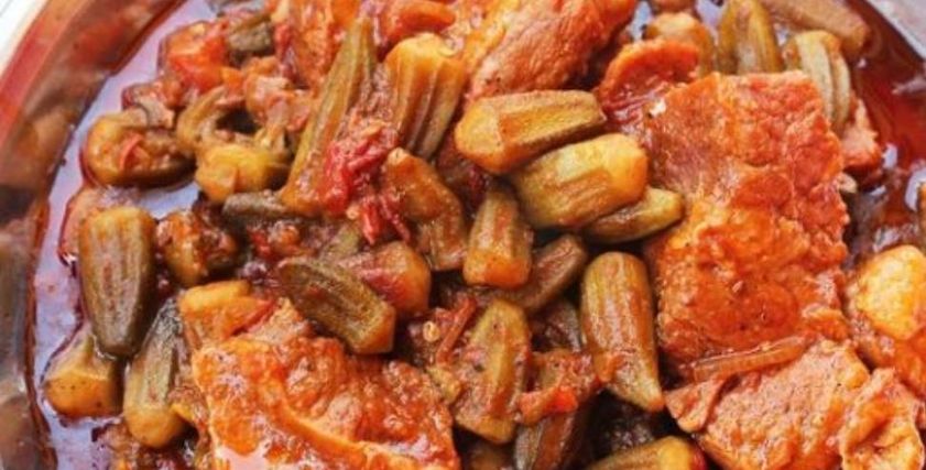 بامية باللحمة