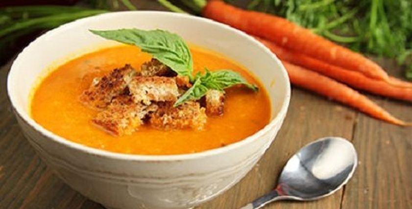شوربة جزر بالدجاج