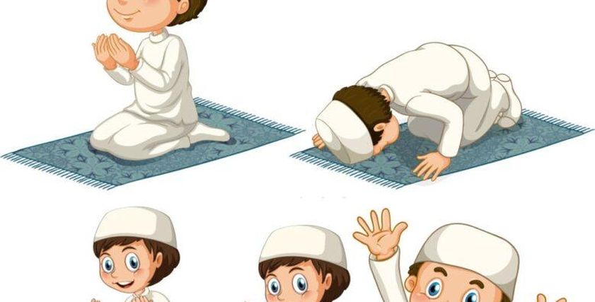 تعليم الصلاة للأطفال - تعبيرية